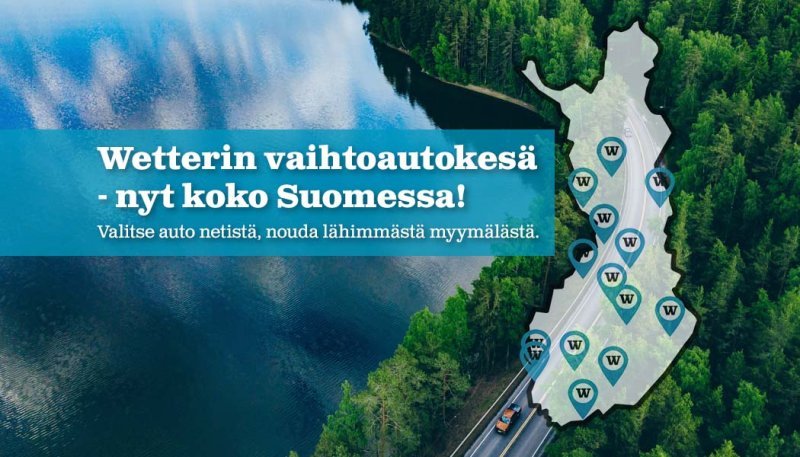 Wetteri vaihtoautot kesä 2023