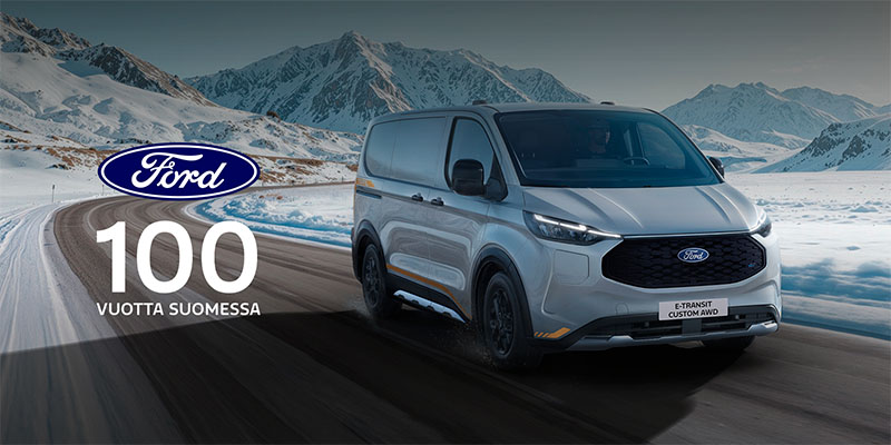 Ford-juhlamallit E-Transit Custom