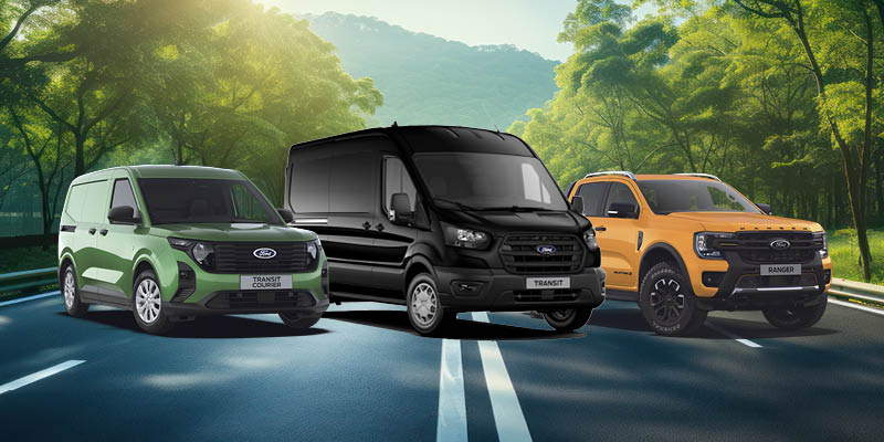 Valitse etusi Ford Transit Courier-, Transit Van- ja Ranger -malleihin - varuste-etu jopa 8000 € tai 0 % korko + kulut