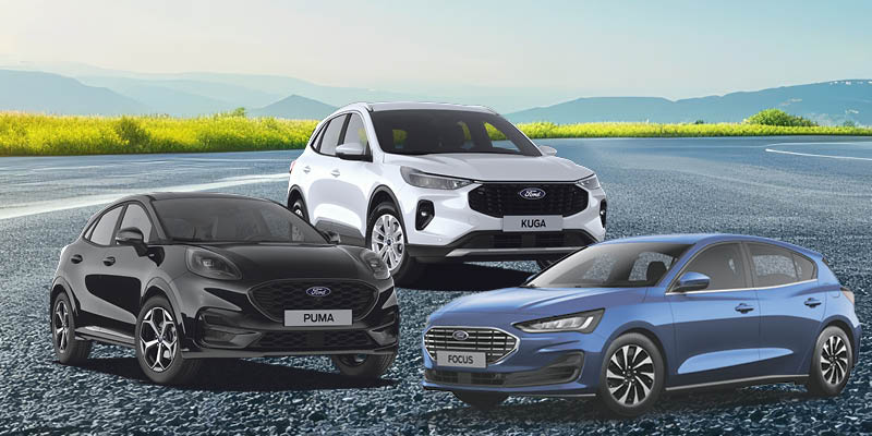 Ford Focus-, Puma- ja Kuga -malleihin ylihyvitys vaihtoautostasi jopa 4000 €* tai edullinen rahoitus ja ylihyvitys 2000€!