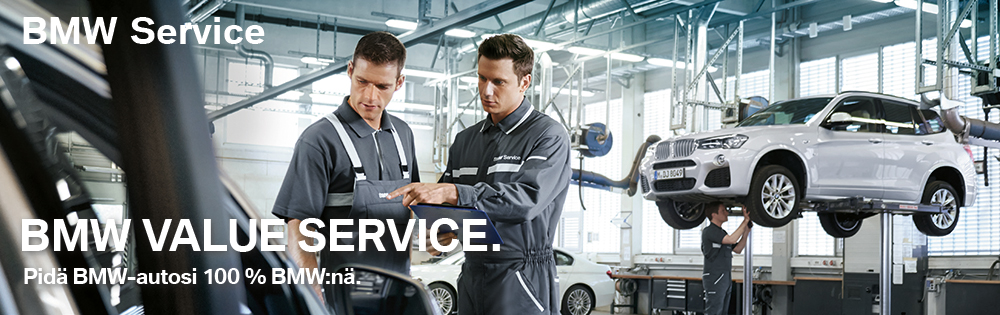 BMW Service ja pidät autosi 100% BMW:nä