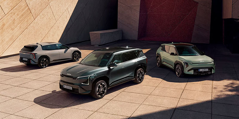 Kia EV3 EV4 EV5 täyssähköautot Kia EV3 EV4 EV5 täyssähköautot