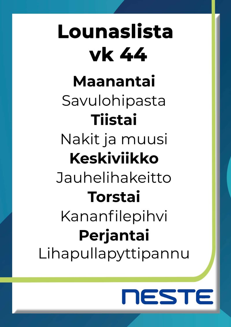 Lounaslista Kuusamo