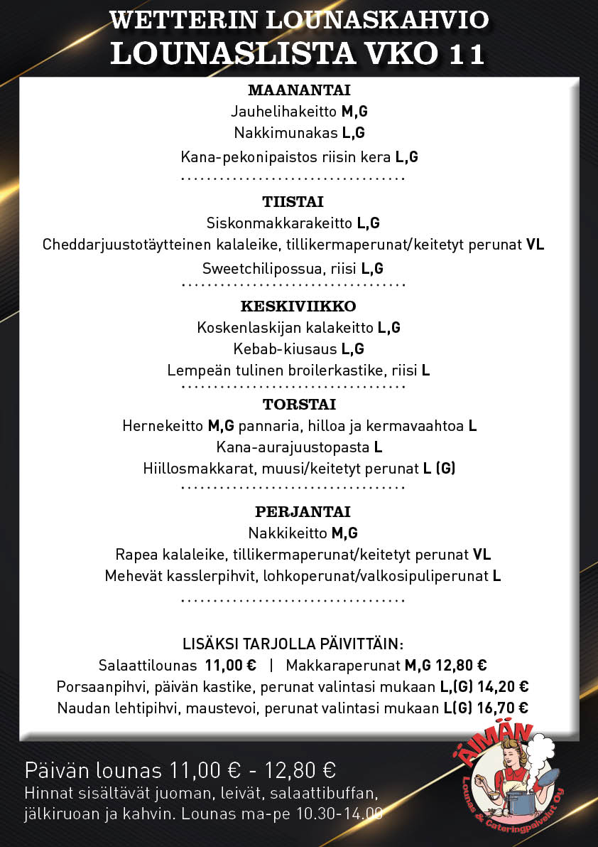 Lounaslista Oulu