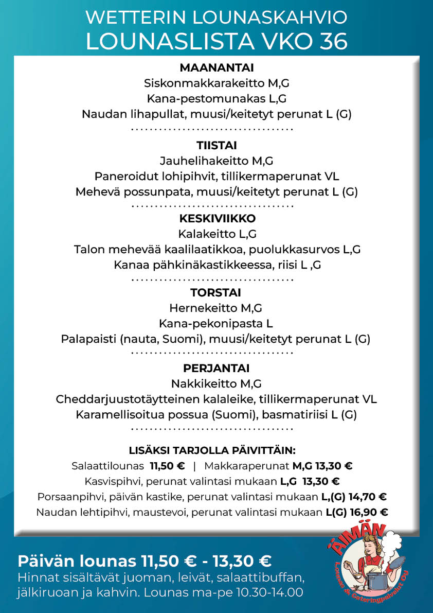 Lounaslista Oulu