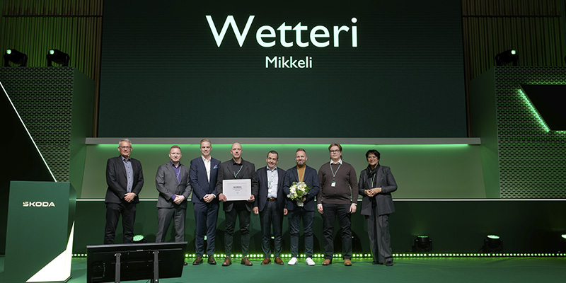 Wetteri Mikkeli -  Vuoden Škoda-jälleenmyyjä 2025