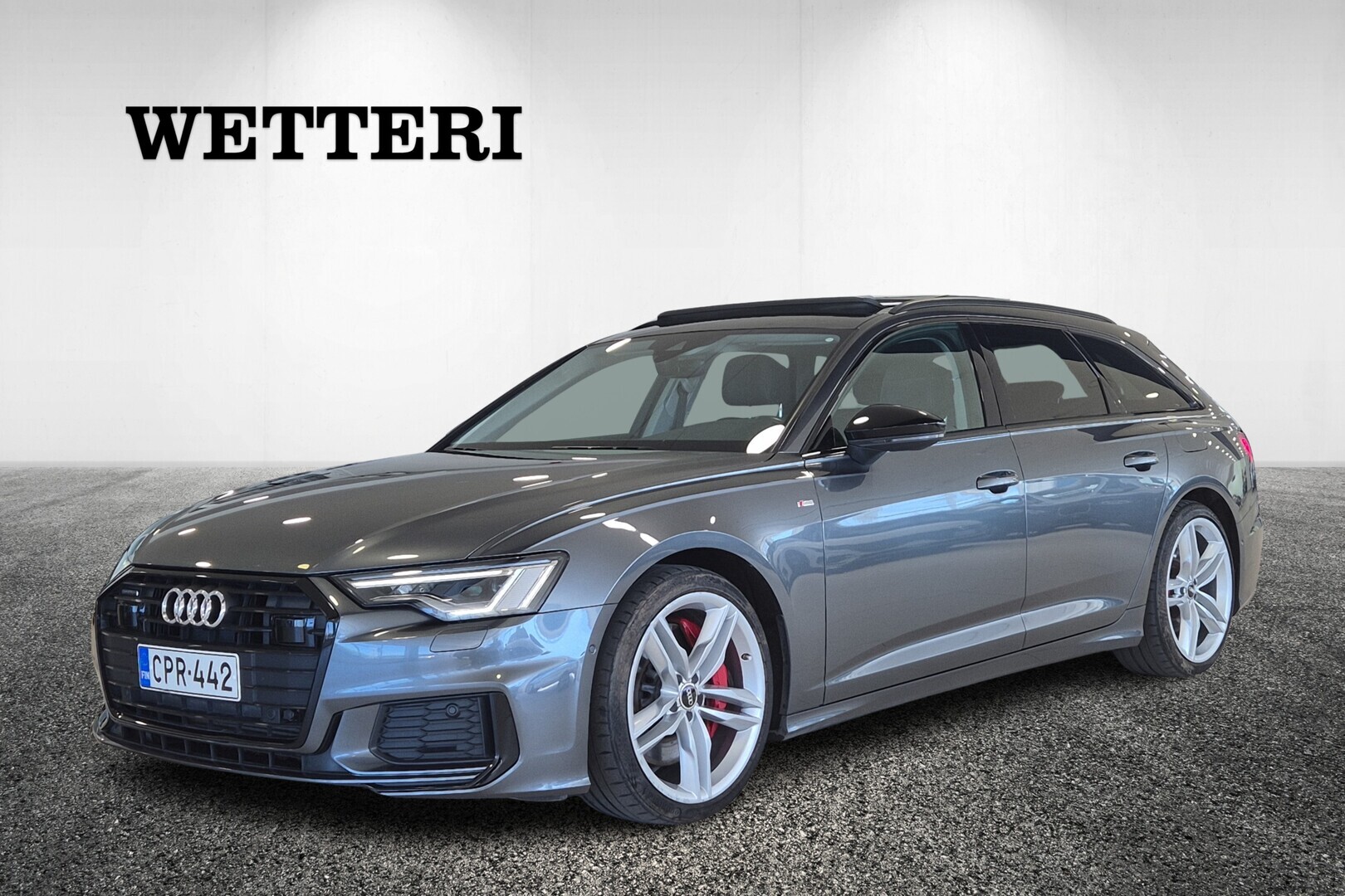 AUDI A6 Avant Business Sport 55 TFSI e quattro S tronic - Panorama / Bang & Olufsen Sound system / Mukautuva vakionopeudesäädin ACC / Advanced Key system -älyavain / Kamera / Emergence Assist / Matrix Led / Daytona harmaa -Erikoisväri / MMI Navi /