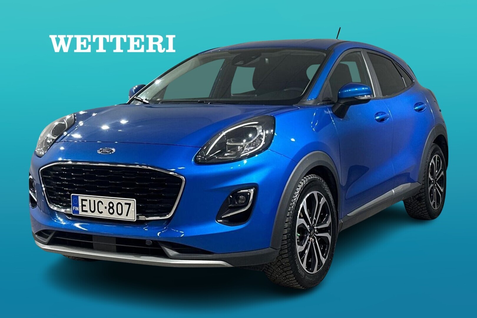 FORD Puma 1.0 EcoBoost Hybrid (mHEV) 125hv A7 DCT Titanium Design 5-ovinen - Tehdastakuu! ** Merkkihuollettu / Peruutuskamera / Lämpölasi / Vakionopeudensäädin / Kevytmetallivanteet ** ..paljon muuta!