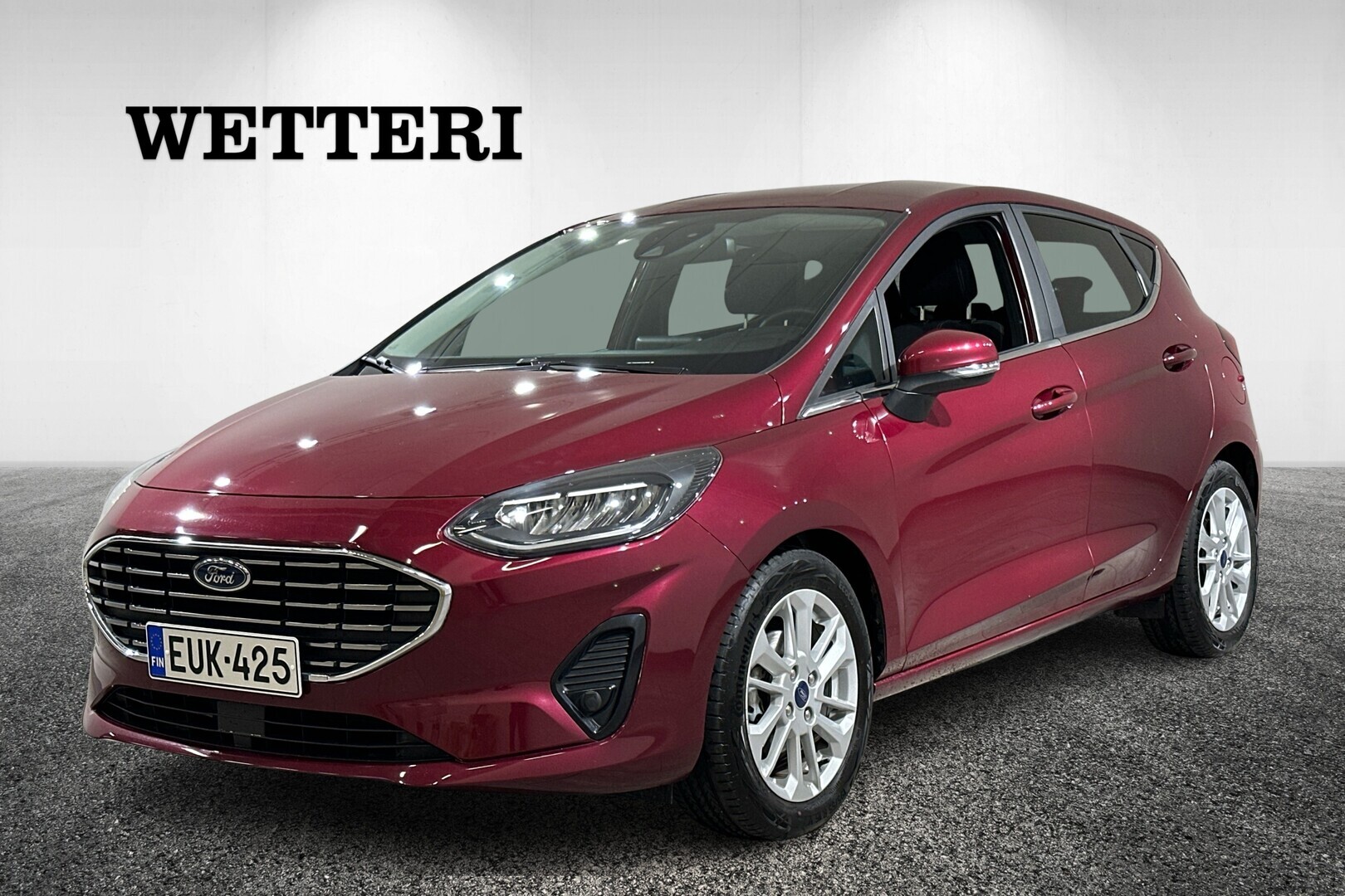 FORD Fiesta 1.0 EcoBoost Hybrid (mHEV) 125hv A7 DCT Titanium X 5-ovinen - Juuri huollettu! ** Peruutuskamera / Lämmitettävä tuulilasi ja ratti / Navigointi / Bluetooth / Adapt. vakkari / Metalliväri / Moottorilämmitin **