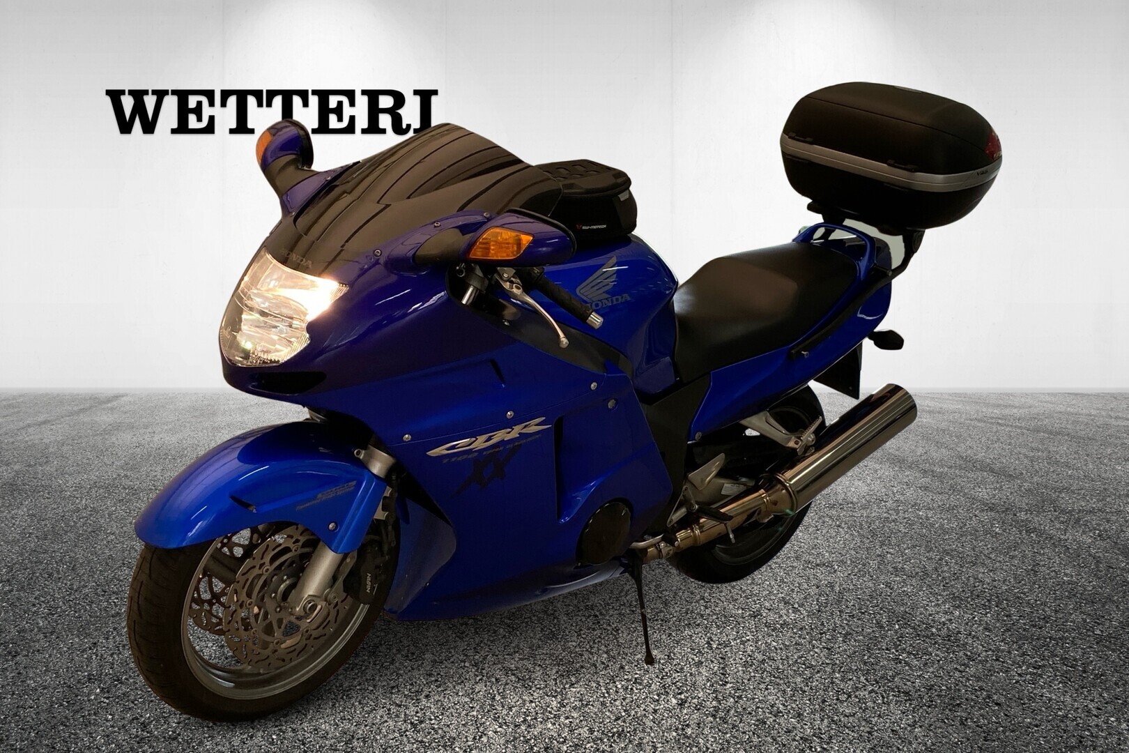 HONDA CBR 1100XX Super Blackbird - Suomi-pyörä / Alkuperäinen huoltokirja / Vaihdenäyttö / Kuljetus- ja tankkilaukku
