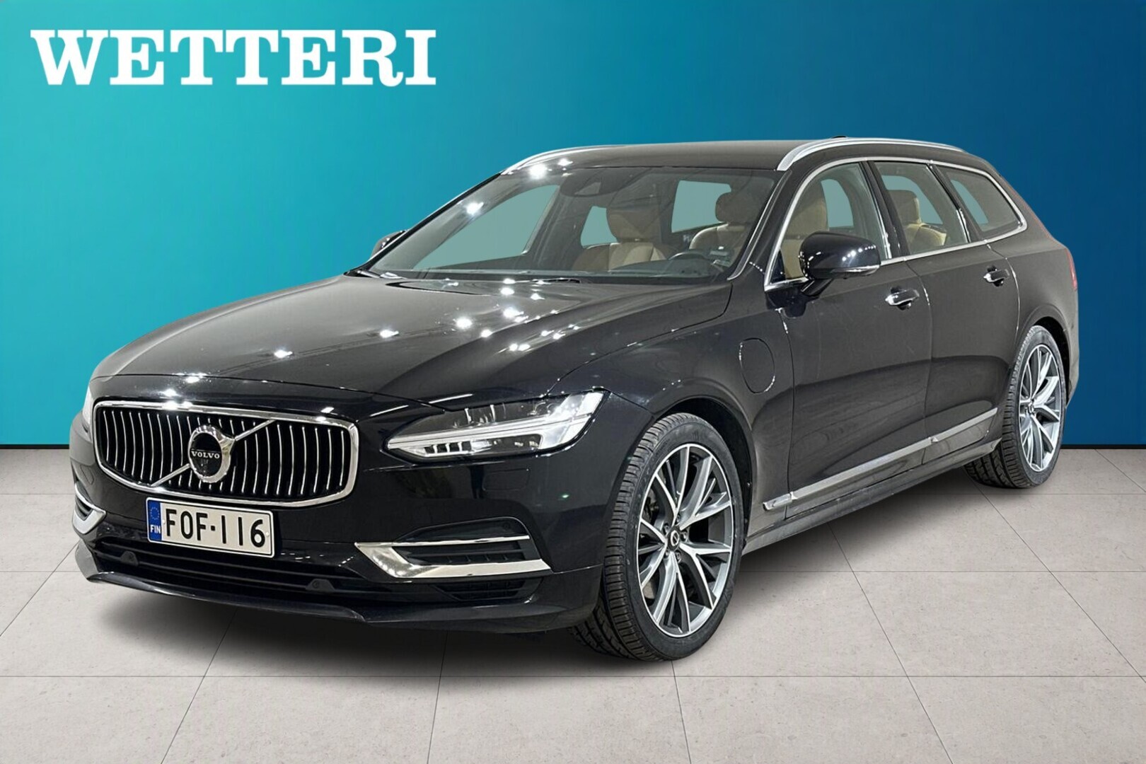 VOLVO V90 T8 TwE AWD Inscription aut - **Adap.vakkari / Aut.ilmast. / Lisälämmitin / Nahat / HUD / 360 Kamera / Sähköpenkki / Vetokoukku**