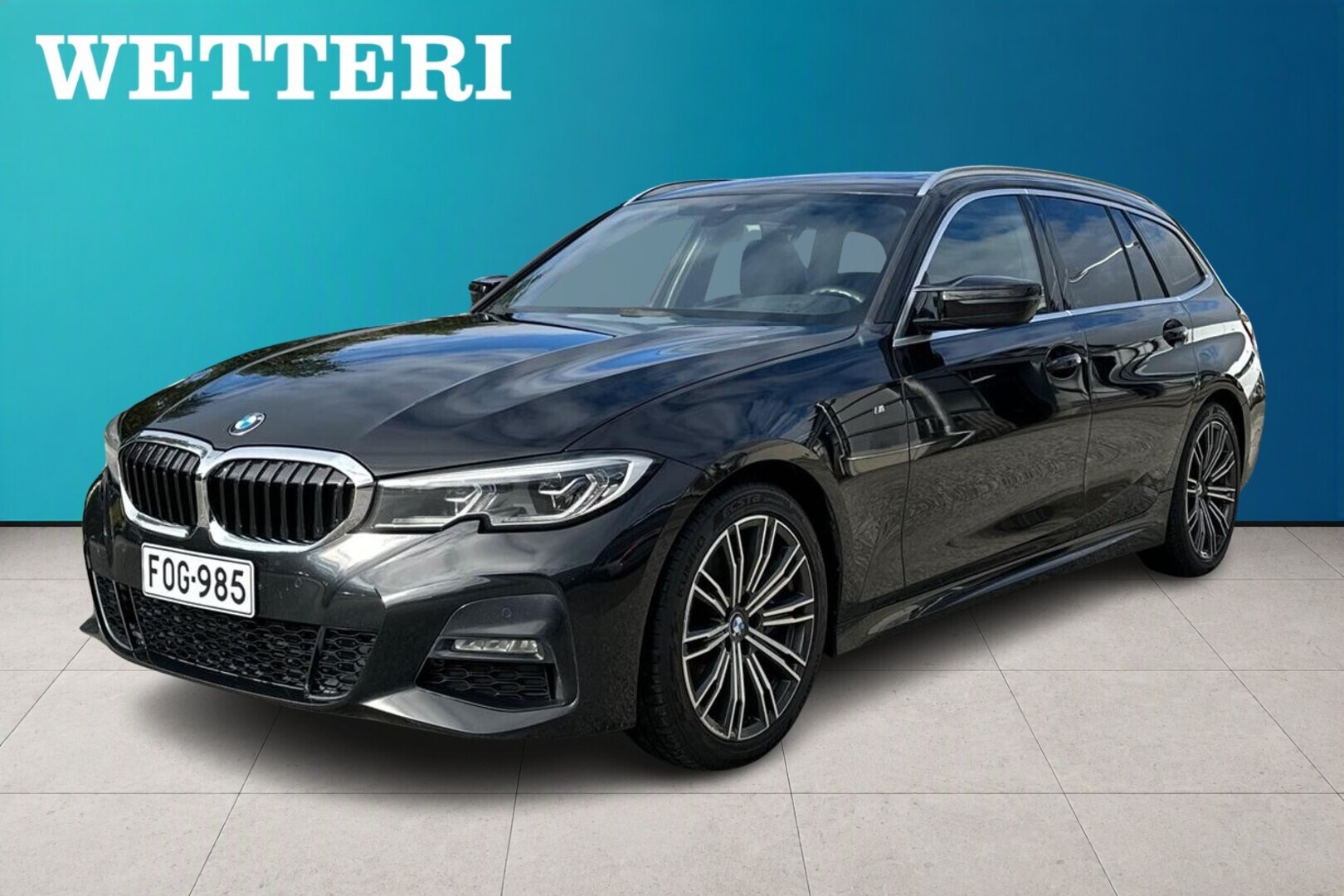 BMW 330 G21 Touring 330i A xDrive Business M Sport - /Hieno/Harman Kardon/Panoraamalasikatto/Vetokoukku/Nahkapenkit/Ilmastointi, 3-alueinen/Sähkötoiminen takaluukku/