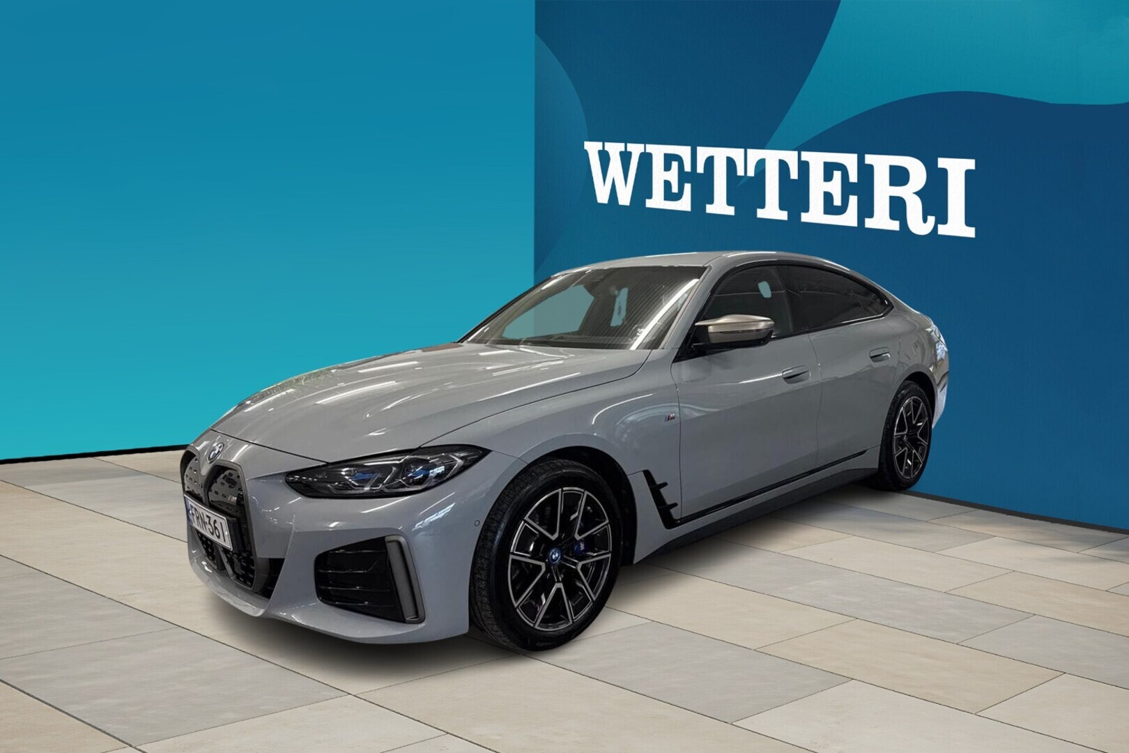 BMW I4 M50 M50 Fully Charged - * Brooklyn Grey / M Sport -jarrut / Adaptiivinen M Sport alusta / XtraBoost / Widescreen *