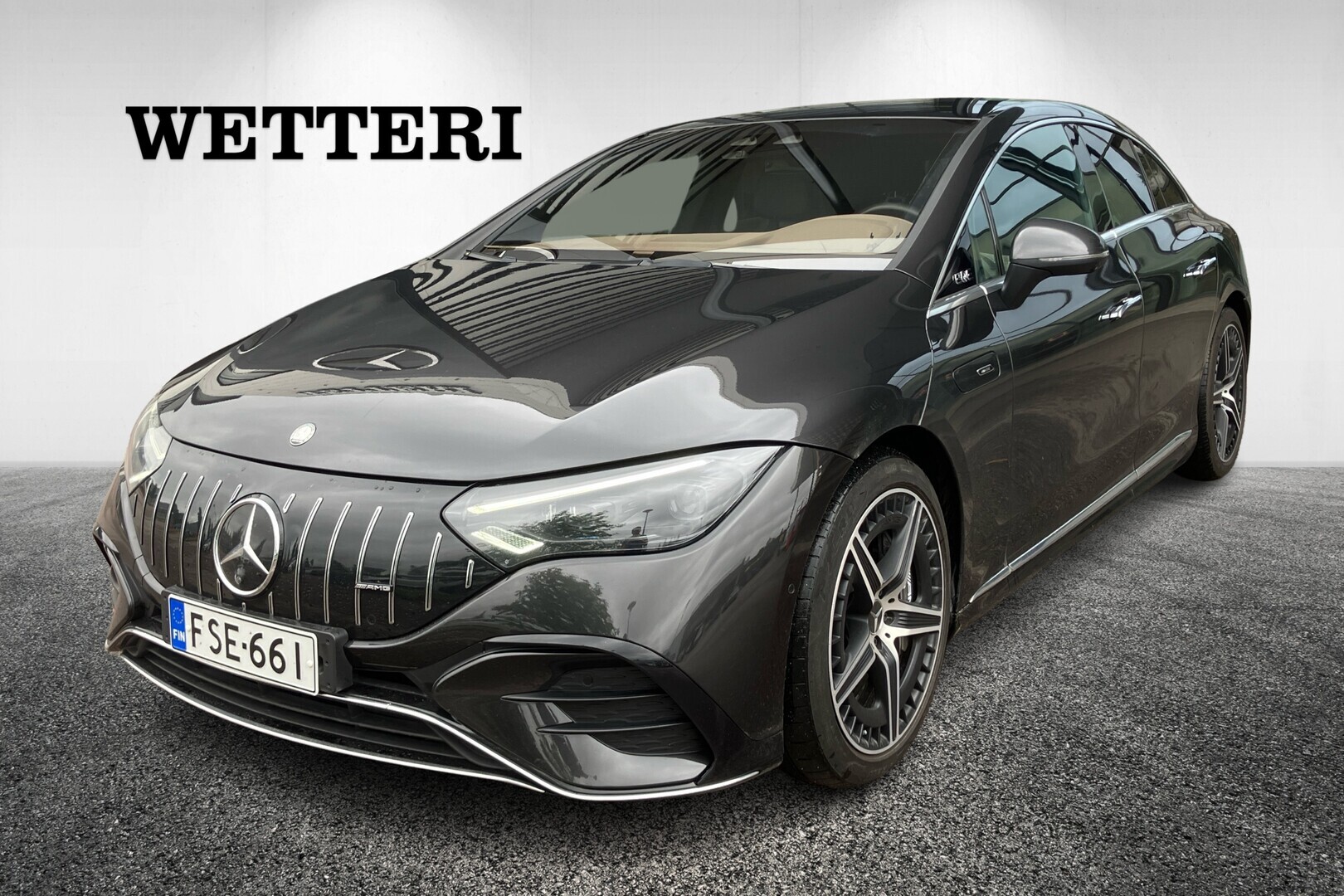 MERCEDES-BENZ EQE Mercedes-AMG EQE 43 4MATIC // Premium Plus / Suomi-auto / Hyperscreen / Burmester / HUD / Digital Light / HPS / 2xAlut / - // Premium Plus / Suomi-auto / Hyperscreen / Burmester / HUD / Digital Light / HPS / Energizing / Nappanahat / 2xAlut / Paljon lisää//
