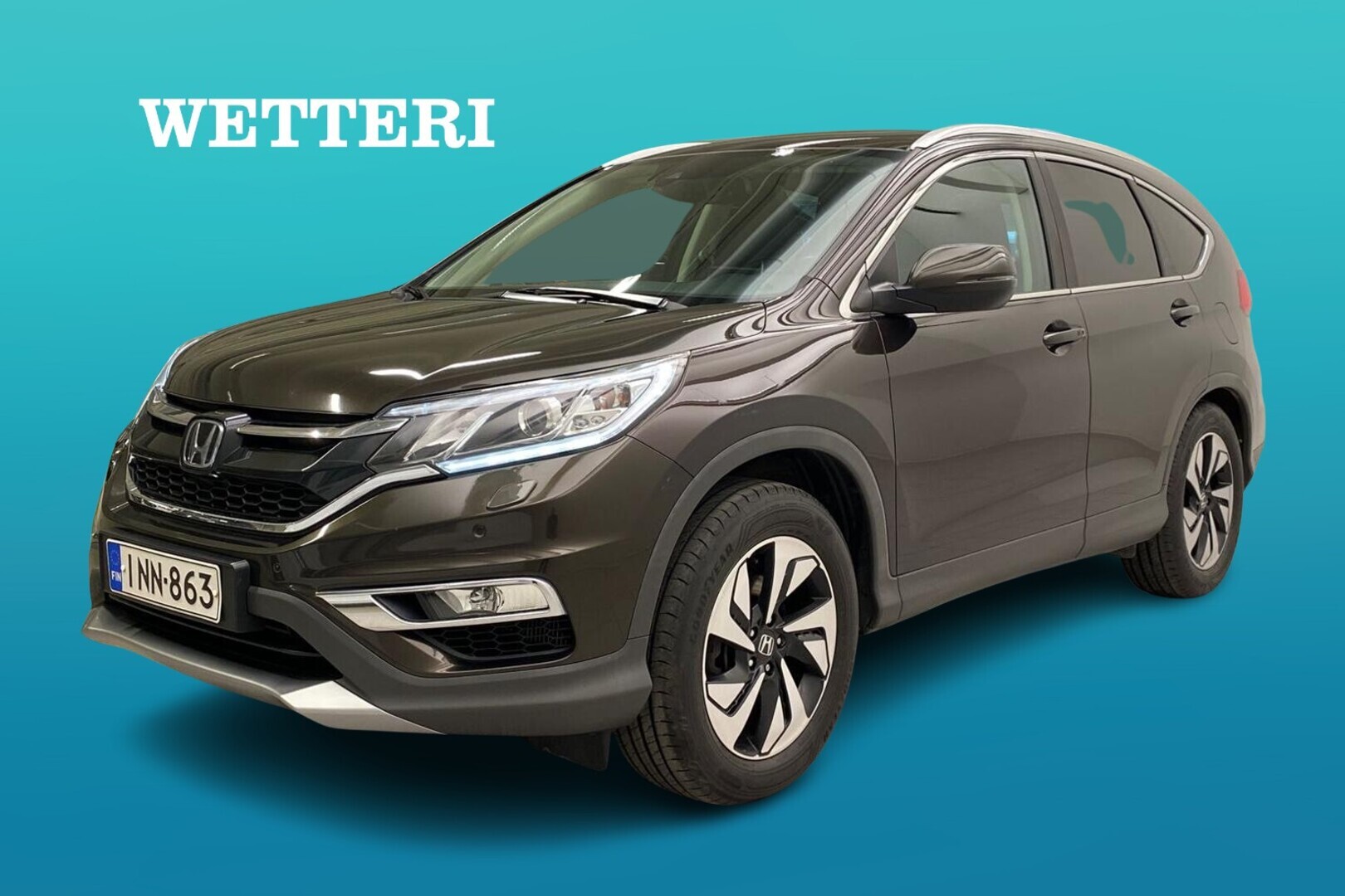 HONDA CR-V 1,6 Diesel Premium Plus AT - Panorama lasikatto / Nahkaverhoilu / Adaptiivinen vakionopeussäädin /Vetokoukku