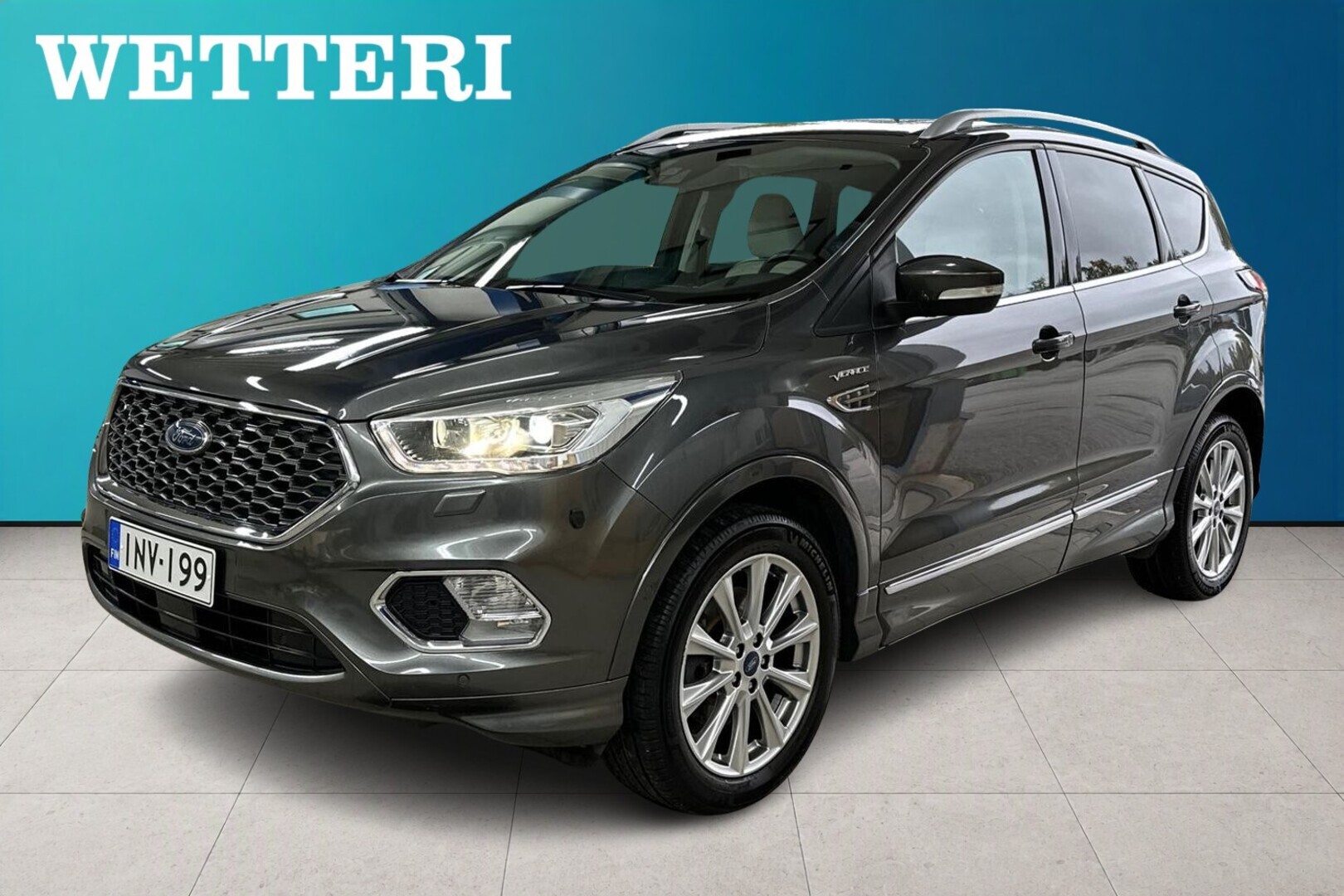 FORD Kuga 2,0TDCi 150 hv PowerShift AWD Vignale 5-ovinen - /1-omistaja/Suomi-auto/Ajovalot - Bi-Xenon/Polttoainekäyttöinen lisälämmitin/Wetteriltä ostettu ja Wetterillä huollettu//