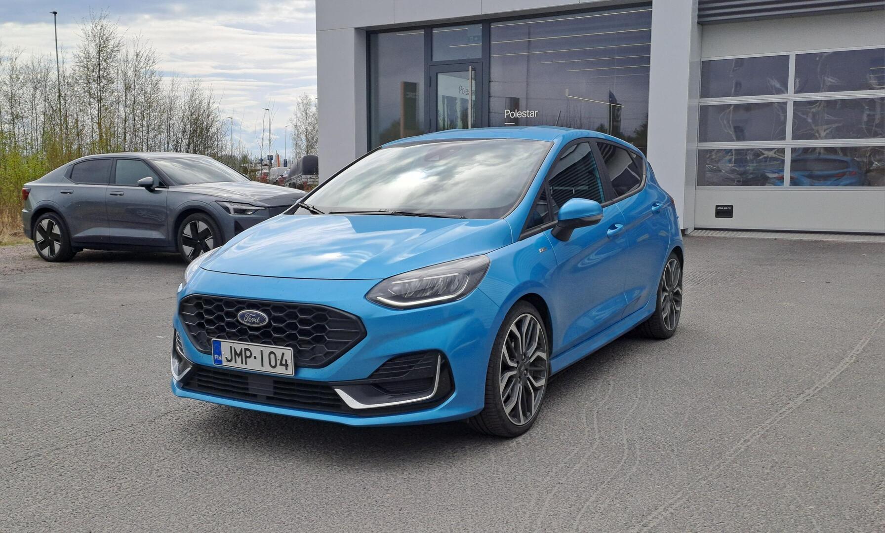 FORD Fiesta 1.0 EcoBoost Hybrid (mHEV) 125hv A7 DCT ST-Line Vignale 5-ovinen - ** Tehdastakuu / 1- om. Suomi-auto / Koukku / Navi / Lämpölasi **