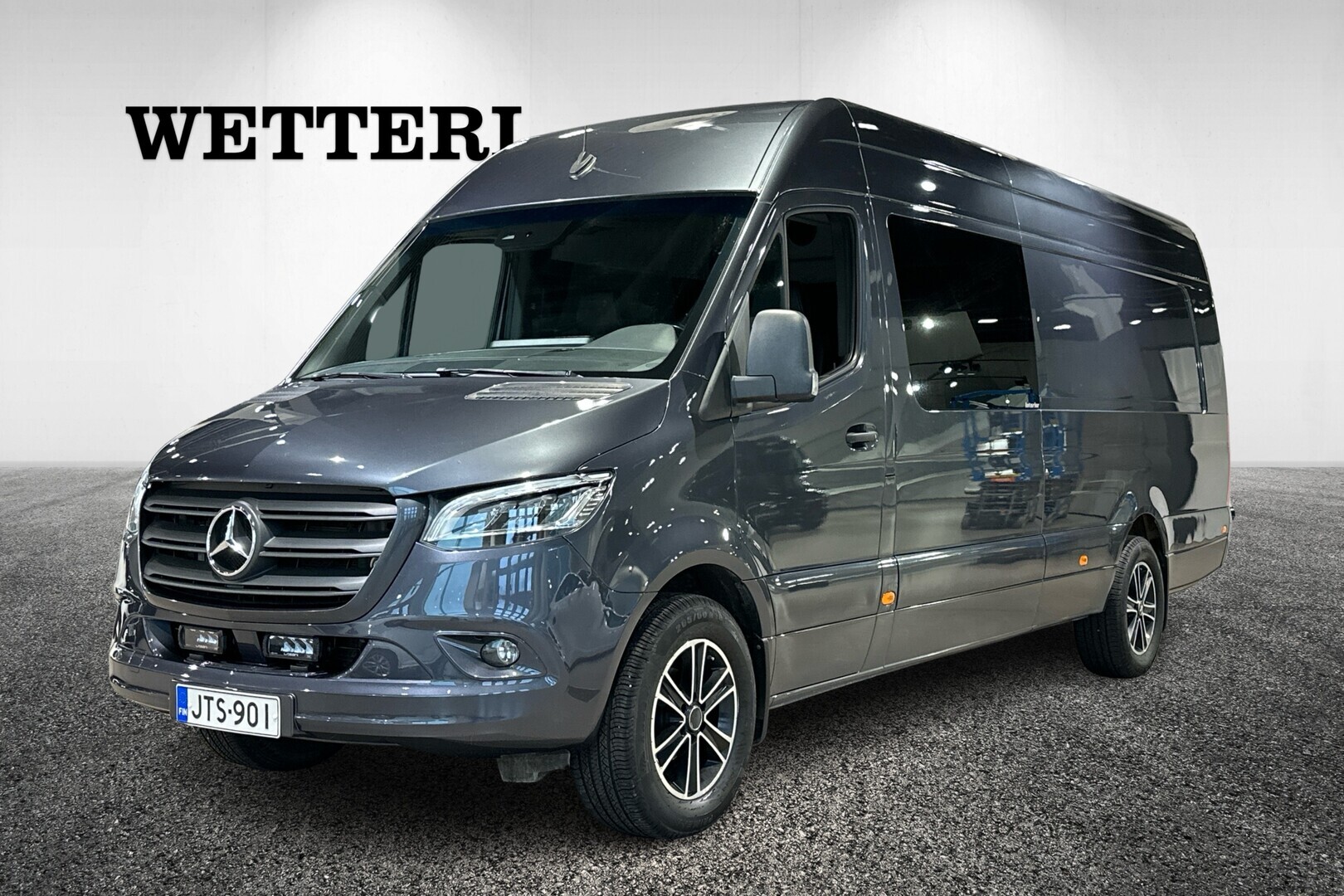 MERCEDES-BENZ Sprinter 319CDI RWD-3,5/43K extrapitkä A4 A / Sis.ALV / 5-paik / B-kortilla ajettava - Sis. Alv. / Webasto / Peruutuskamera / Navigointi / Hifix korityö /