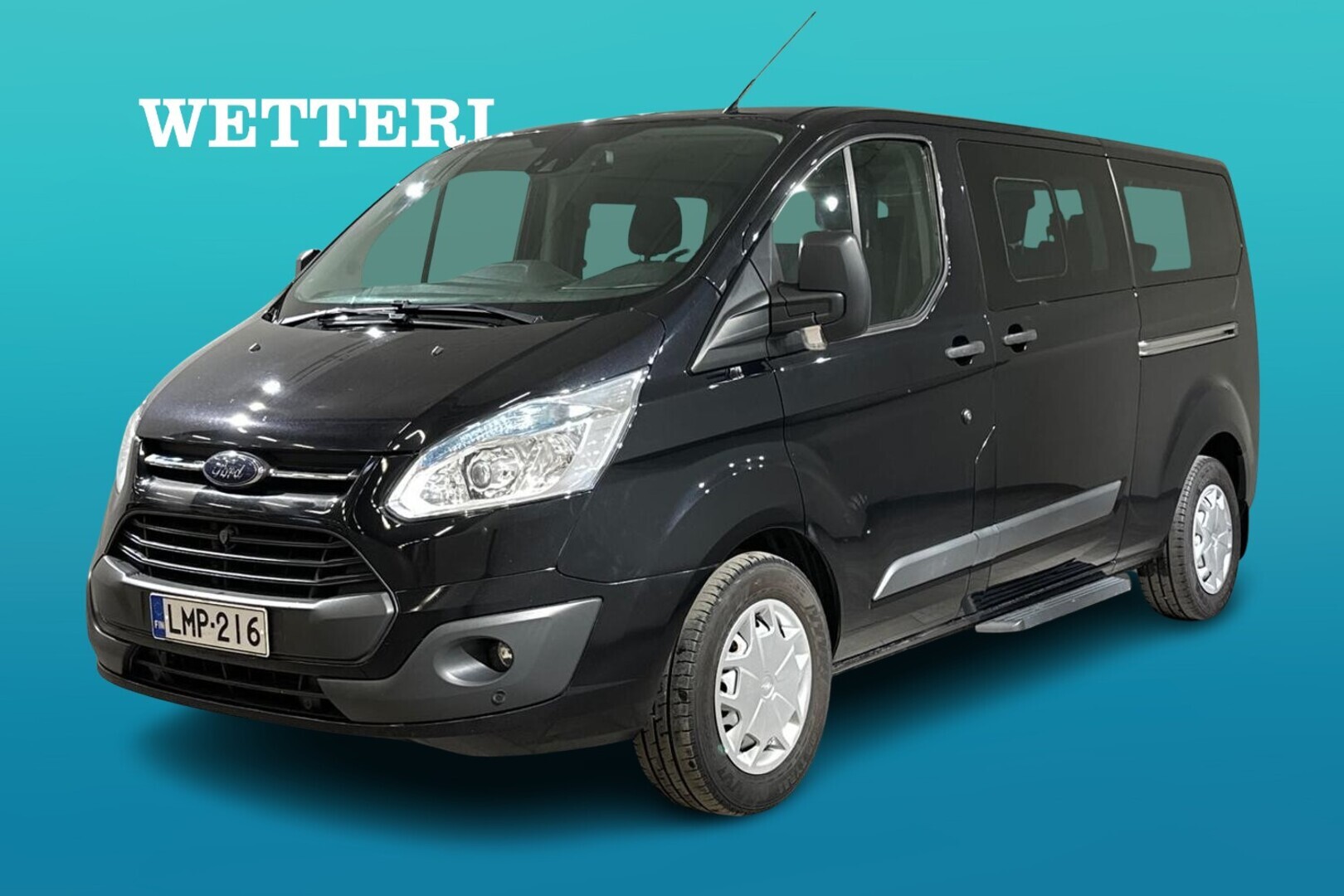 FORD Tourneo Custom 300 2,2TDCi 125 hv Trend M6 M1 L2H1 FWD **1-Omistaja / Webasto / Koukku / Vakkari / Tutkat**