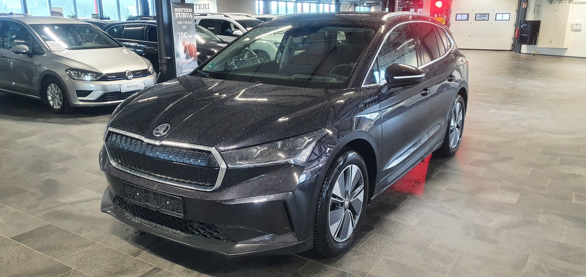 SKODA Enyaq 80x 4x4 iV / ACC / Vetokoukku / ILP / Matrix-LED / Muistipenkki / Nahkasisusta / P.kamera - TULOSSA MYYNTIIN / ACC / Vetokoukku / ILP / Matrix-LED / Muistipenkki / Nahkasisusta / P.kamera / Lämpöratti / 2 x renk aluvanteilla /