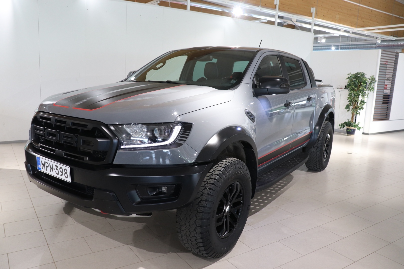 FORD Ranger Double Cab 2,0 TDCi 213hp A10 4x4 Raptor 5-p **SIS ALV // Merkkihuollettu // Suomi-auto** - ** KaukoWebasto // Koukku // Navi // Kamera // Nahat // LED ajovalot // Lavasuoja & -kaukalo // Carplay & Android Auto // 2 x renk aluvanteilla **