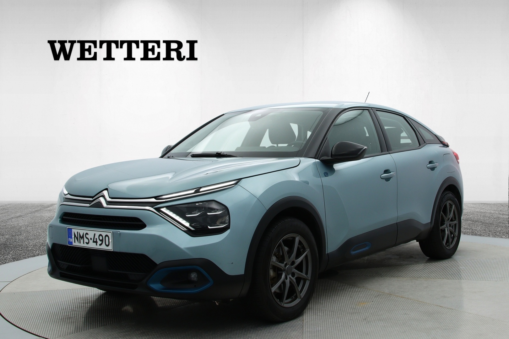 CITROEN C4 Full Electric 136 Feel Pack 50 kWh Automaatti / SOH 90,3% / Lämpöpumppu / HUD / Lämmitettävä ohjauspyörä ja tuulilasi / Vakionopeudensäädin / Peruutuskamera / Parkkitutka / Kahdet renkaat vanteineen - SOH 90,3% / Lämpöpumppu / HUD / Lämmitettävä ohjauspyörä ja tuulilasi / Vakionopeudensäädin / 360-kamera / Parkkitutka / Kahdet renkaat vanteineen