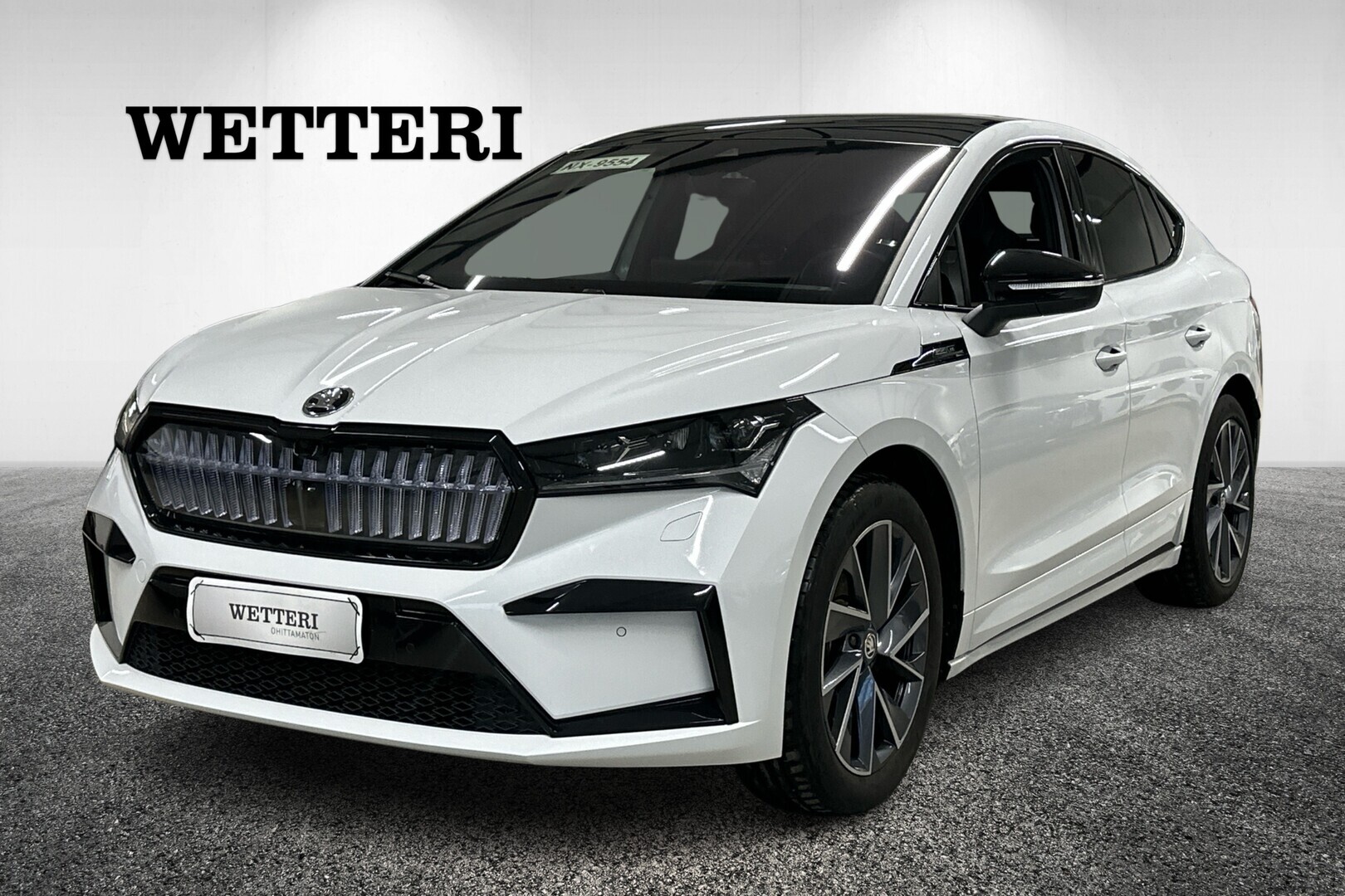 SKODA Enyaq Coupe 80 SportLine iV / Crystal Face / Lasikatto / HUD /  ACC / ILP / Matrix-LED / Virtual Pedal - Crystal Face / Lasikatto / HUD / Lasikatto / ACC / ILP / Matrix-LED / Virtual Pedal