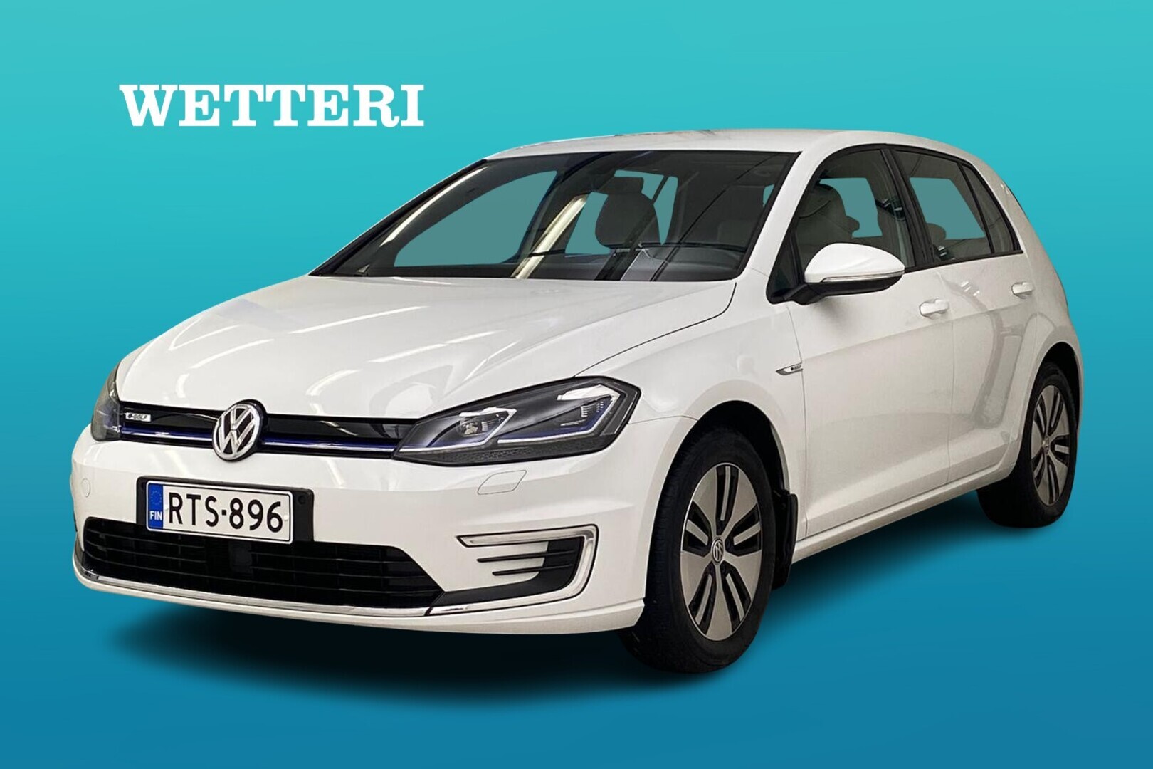 VOLKSWAGEN Golf e-Golf 100 kW (136 hv) automaatti / LED / Mukautuva vakkari / Navigointi / Kamera / Nahkaverhoilu / Avaimeton / Bluetooth