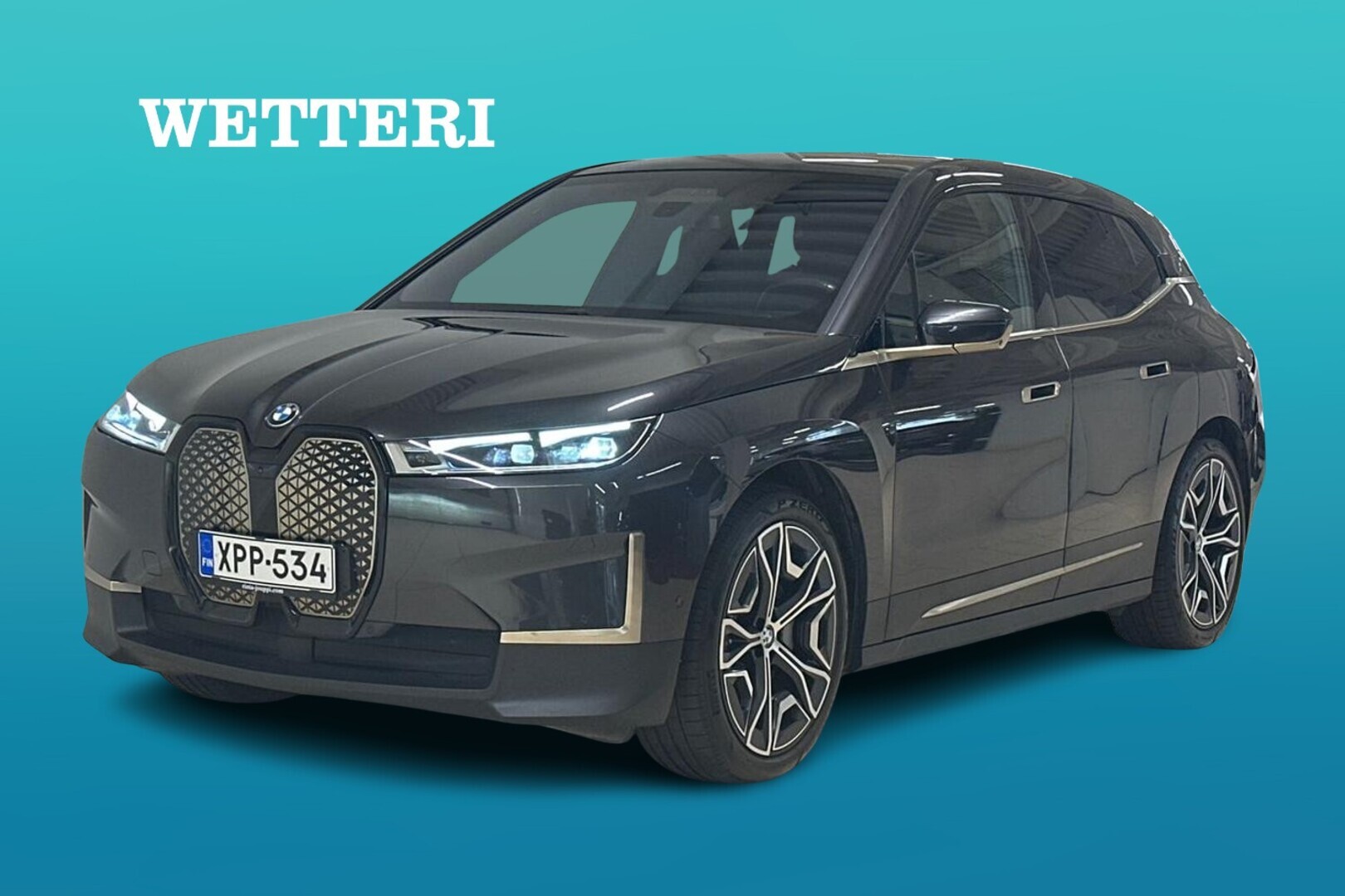 BMW iX xDrive40 Fully Charged - Laser-valot / Vetokoukku / HUD / Adap.vak.nop.säädin / Tutkat