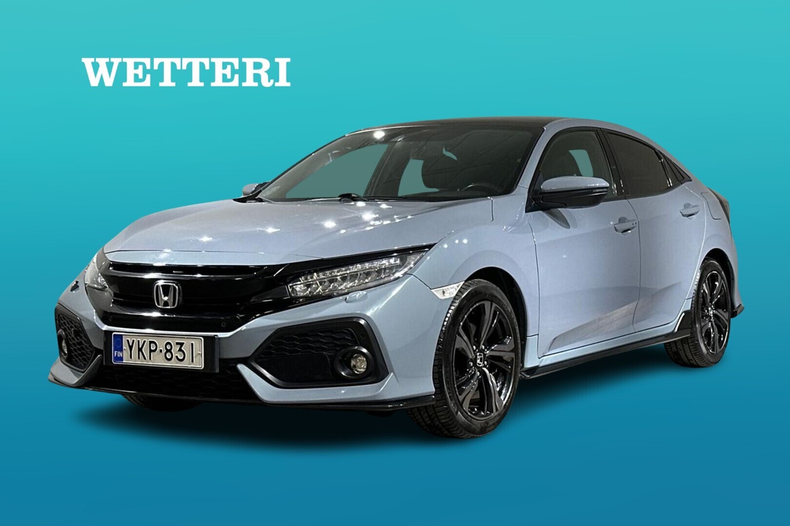 HONDA Civic Sedan 182 hv Sport Plus / ACC / Kattoikkuna / Kamera / Lämpöpaketti - Huollettu 8/2026