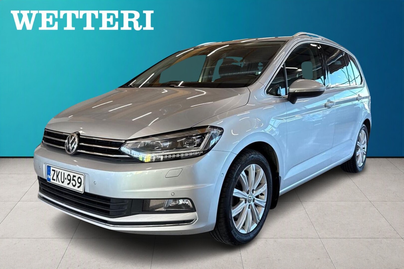 VOLKSWAGEN Touran Highline 1,4 TSI 110 kW (150 hv) DSG-aut. // ACC / Koukku / Jakopää ja huolto 9/26 / Keyless / Webasto / Suomi-auto // - // ACC / Sähkötoiminen takaluukku / Keyless / Webasto / Suomi-auto //
