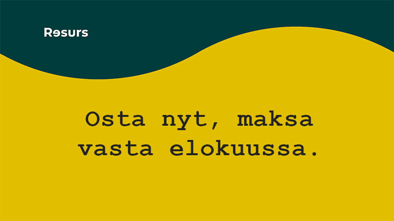 Wetteri-tilin maksuaikampanja